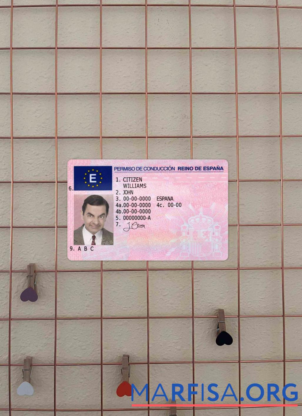 Blank Spain DL real example